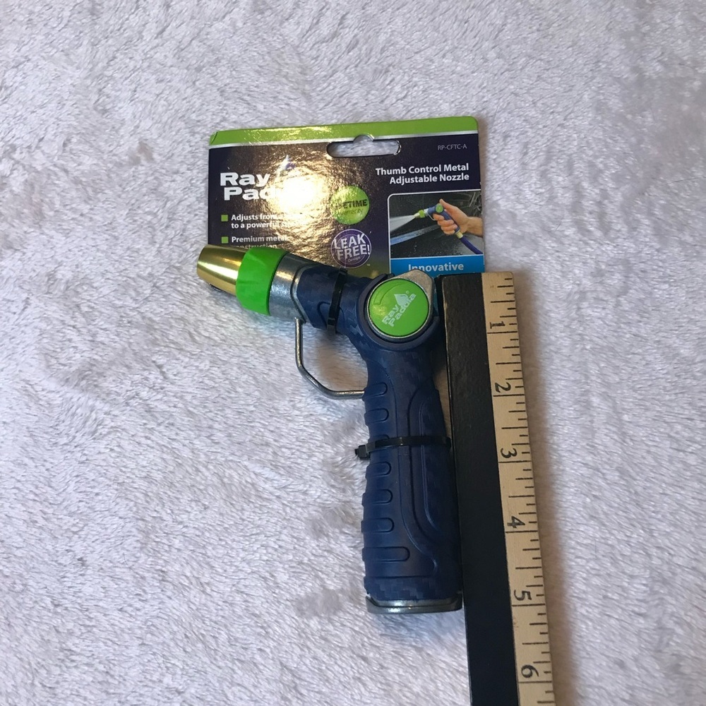 Ray Padula Metal Thumb Control Nozzle Adjustable Spay Leakproof And Weatherproof - Picture 3 of 12